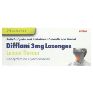 Difflam Lozenges 3mg – 20 Lozenges