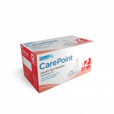 GlucoRx CarePoint Pen Needles 29G 12mm (100)
