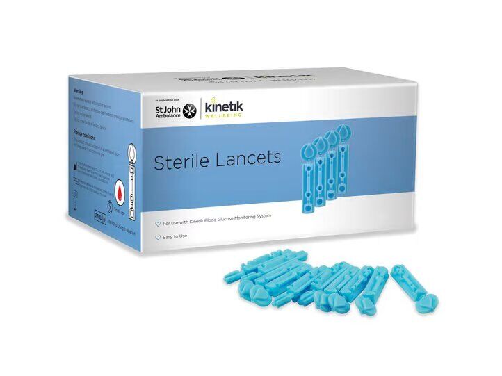 Buy Kinetik Sterile Lancets - 100 Pack Online