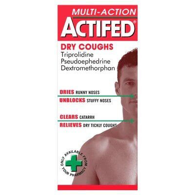 Buy Actifed Dry Coughs Liquid – 100ml Online