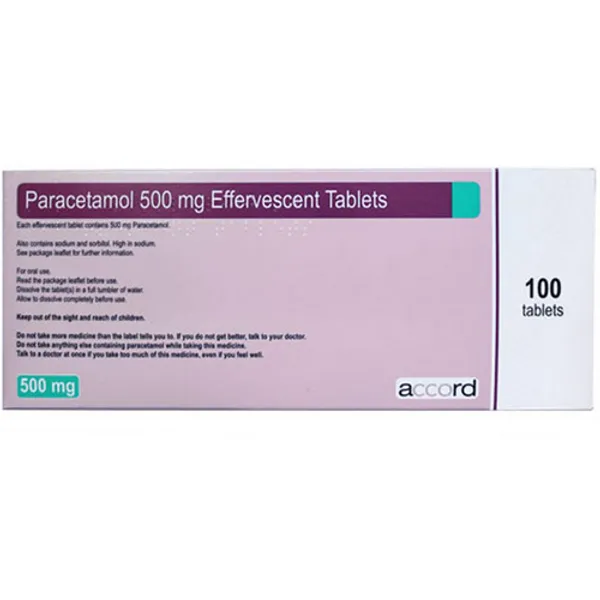 Soluble/Effervescent Paracetamol 500mg Tablets