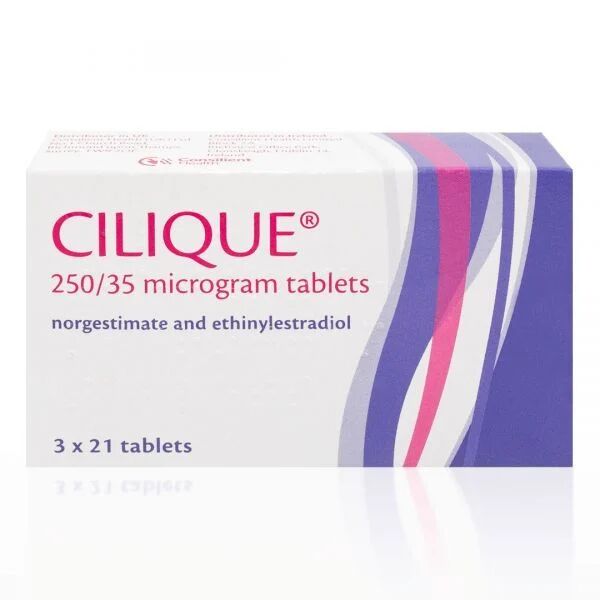 Cilique combined oral contraceptive pill pack – 21 tablets for pregnancy prevention and menstrual regulation