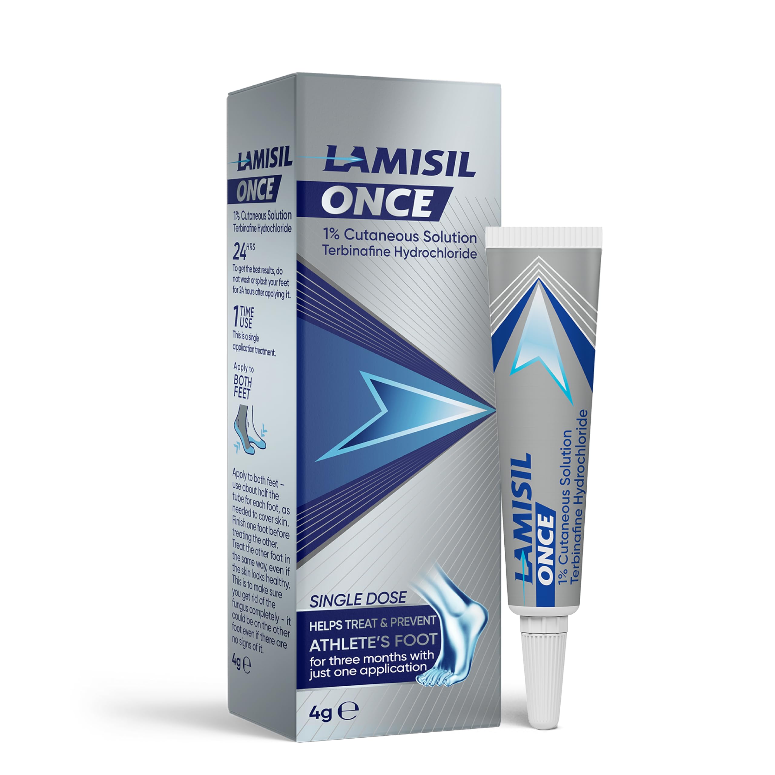 Lamisil Once Solution 4g Tube – Single-Dose Treatment for Athlete's Foot