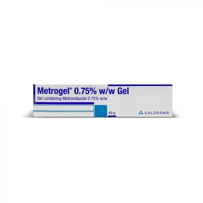 Metrogel 0.75% Gel 40g Tube – Topical Metronidazole Gel for Rosacea Treatment