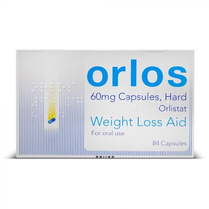 Buy Orlos 60mg (Orlistat) Weight Loss Capsules - 84 Capsules Online