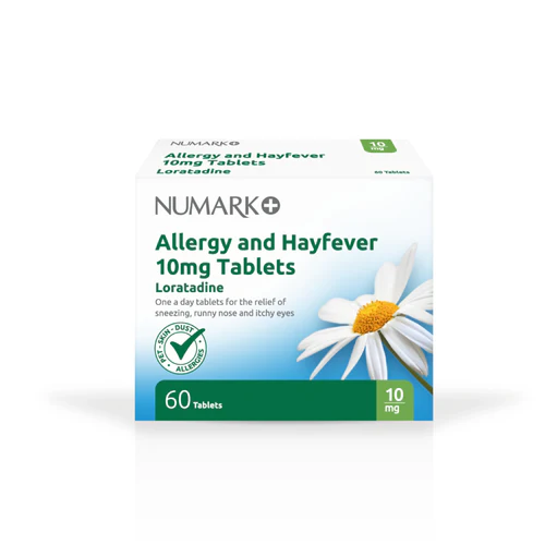 Buy Numark Allergy and Hayfever 10mg Tablets (Loratadine) - 60 Tablets Online