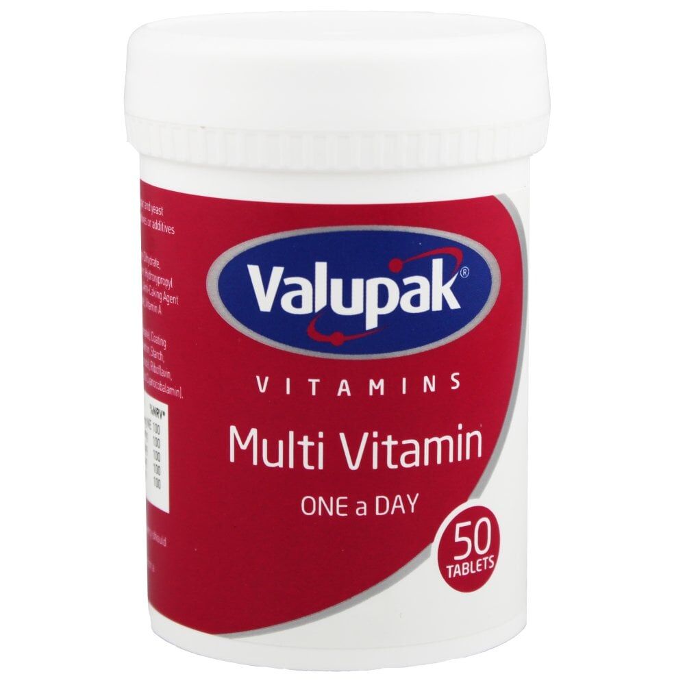 Valupak Multi Vitamin One A Day – 50 Tablets
