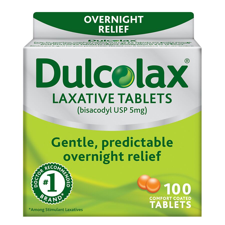 Dulcolax Laxative Tablets (5mg) - 100 Tablets