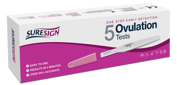 Buy Suresign Ovulation – 5 Test Sticks Online
