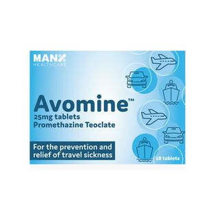 Avomine 25mg Tablets - Varied Sizes