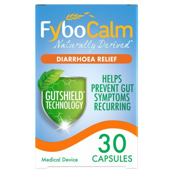 FyboCalm Diarrhoea Relief Capsules – 30 Capsules