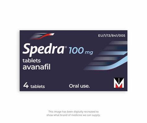 1. Spedra 100mg (Avanafil) tablets – fast-acting ED treatment, UK pack